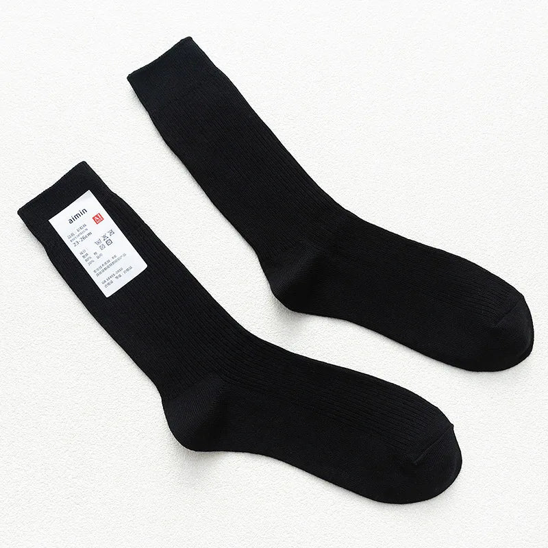 Originals Japanese Double Needles Cotton Long Socks