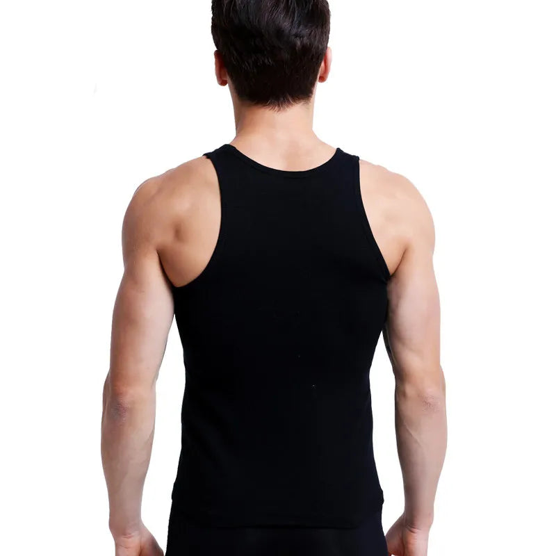 Men's Essential Comfort: The 3-Pack Seamless Cotton Performance Tank Vest