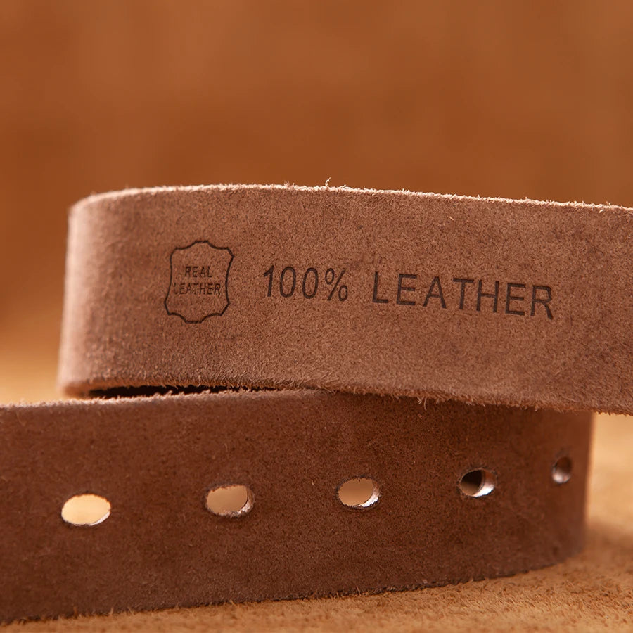 Men's Rider Leather Belt: Premium Vintage Full-Grain Leather Belt