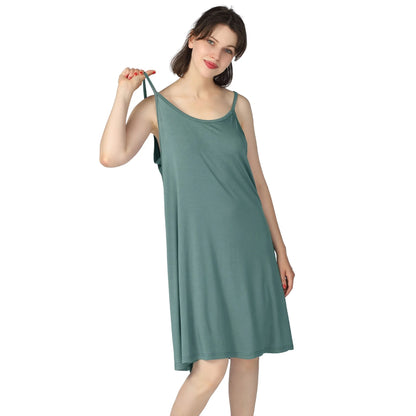 The Midnight Air Slip: Cool Comfort for Every Curve Plus Size Sleepwear