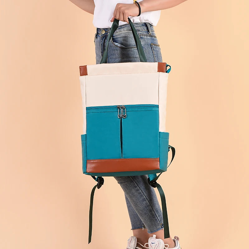 NuUrban Utility: The Oxford Everyday Tote-Pack Backpack