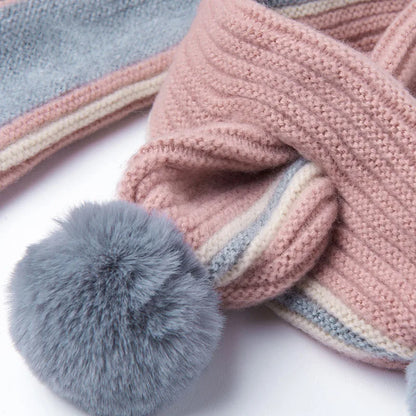 Children's Knitted Neck Warmers Scarf