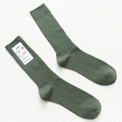 Originals Japanese Double Needles Cotton Long Socks