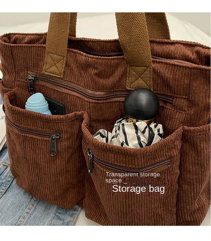 Corduroy Shoulder Bag