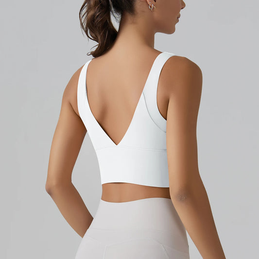 The Sculpt V-Back Longline Sports Bra: Where High Performance Meets High Design