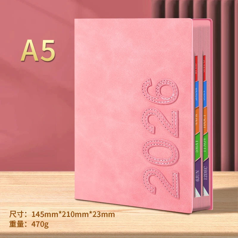 2026 Style Architect Diary A5 Diary 400 Pages | Schedule Planner Weekly Plan Journal