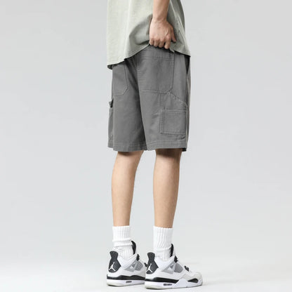 Men’s Cotton Herringbone Utility Short