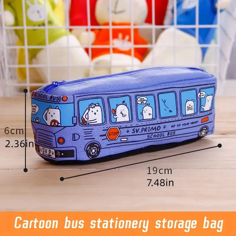 Wheels of Wonder: The Ultimate School Bus Pencil Case