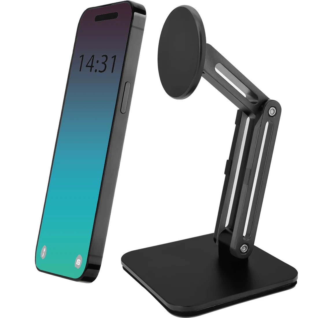 Elevate Your View: The Sculptural Magnetic Desktop Stand