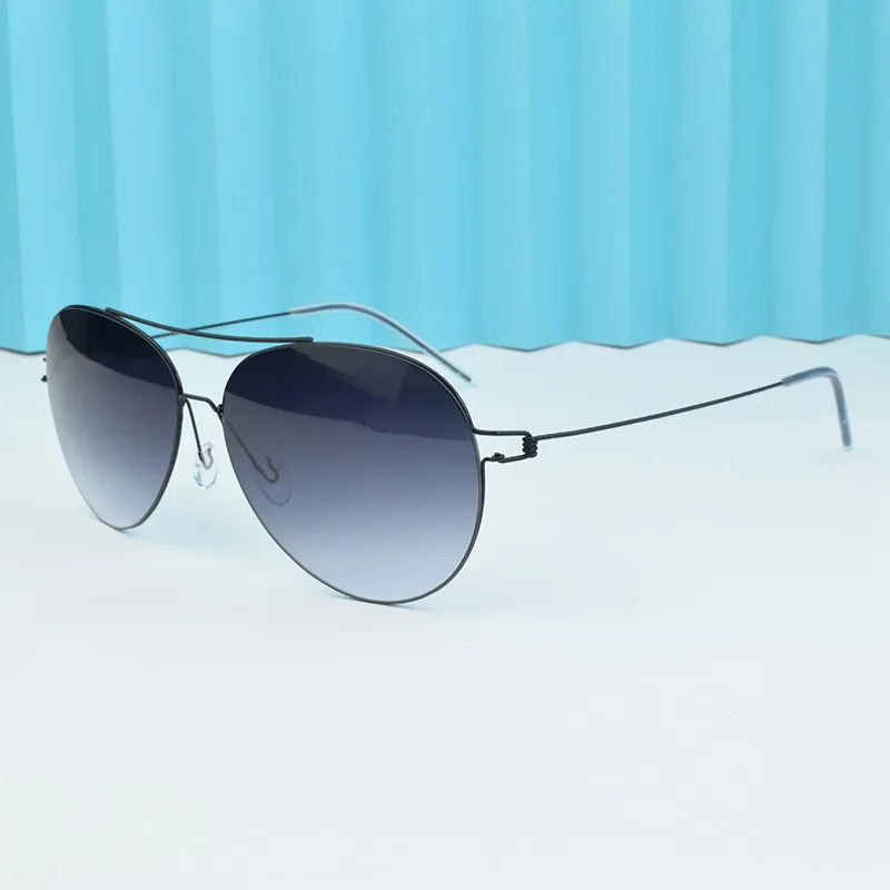 Weightless Style: The Retro Oval Aviator Sunglasses for Modern Explorers
