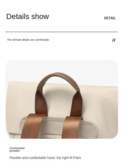 Minimalist Women's Laptop Backpack - Waterproof, Anti-Theft, & Elegant School/Work Daypack