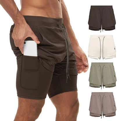 Men's 2-in-1 Performance Fitness Shorts