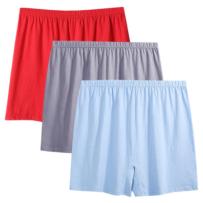 The Brando Monolith Knit Plus-Size Boxer Pack – Minimalist Cotton Lounge Underwear | 3 pcs 100% Cotton