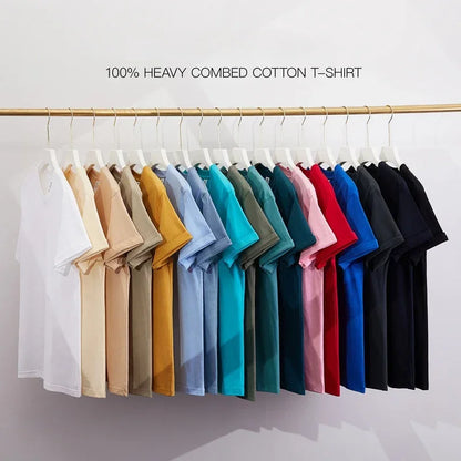 Men's Heavyweight Cotton plain T-shirt
