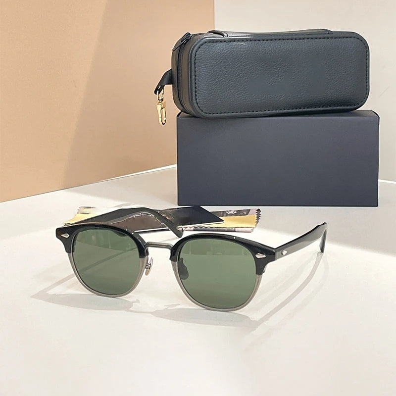 The Iconoclast | Timeless Luxury Oval Acetate Sunglasses