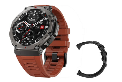 Men's T-Rex 3 GPS Smartwatch - 1.43" AMOLED, 5ATM Waterproof, Fitness Tracker for Men