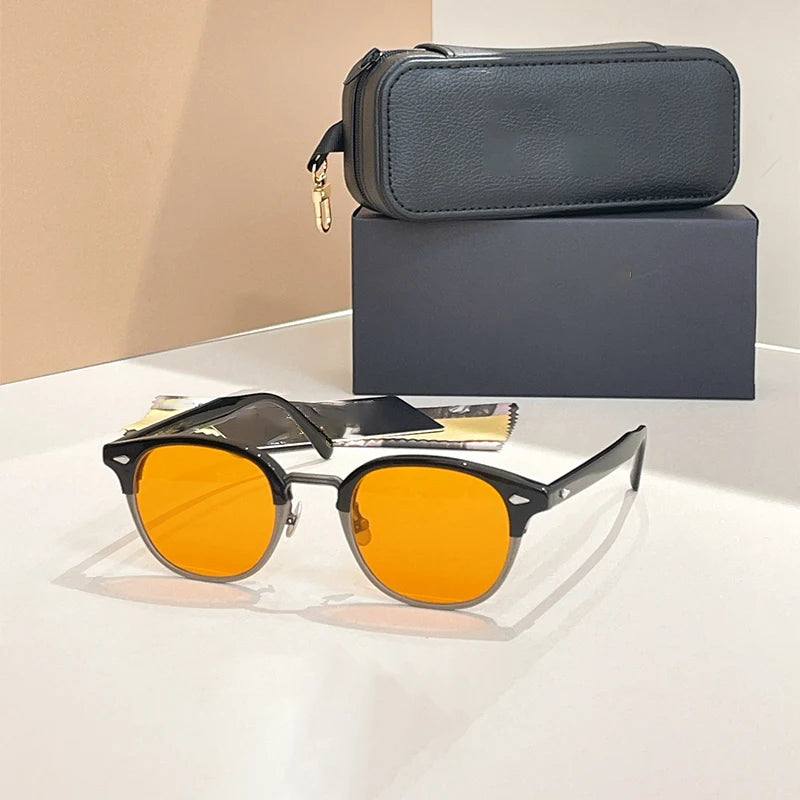 The Iconoclast | Timeless Luxury Oval Acetate Sunglasses
