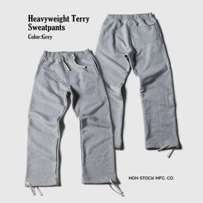 American Vintage Victory Sweat Pants: Men's Authentic Looped back Heavy Cotton Terry Sweat pant