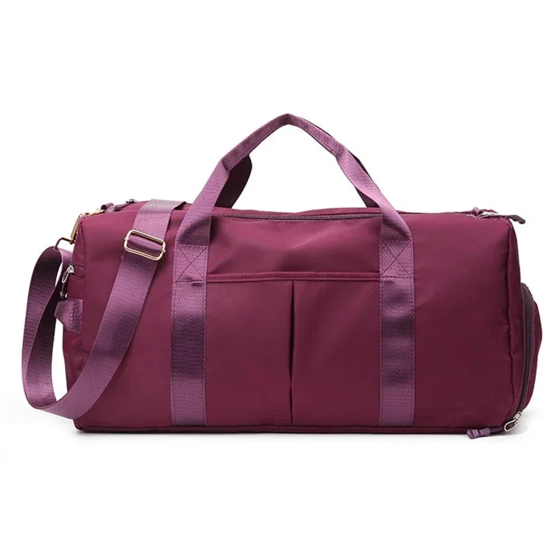 Women's Duffel Bag with Shoe Compartment