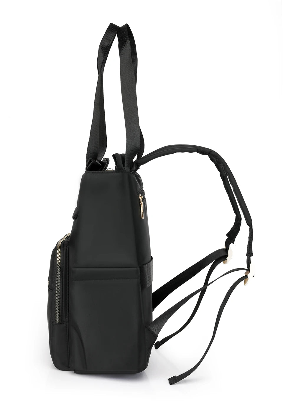 The Contemporary Carryall: Women's Chic Nylon Shoulder Backpack
