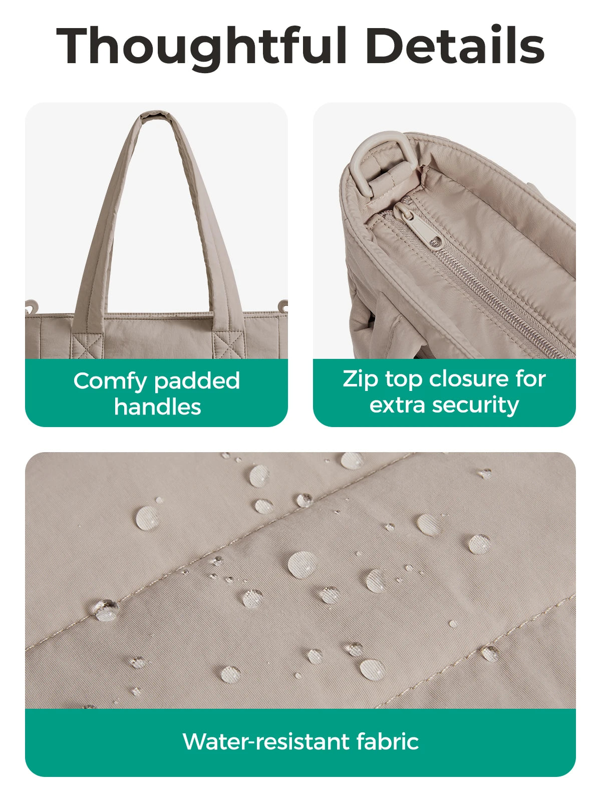 The Puffer Chic Tote: Your Elevated Everyday Companion