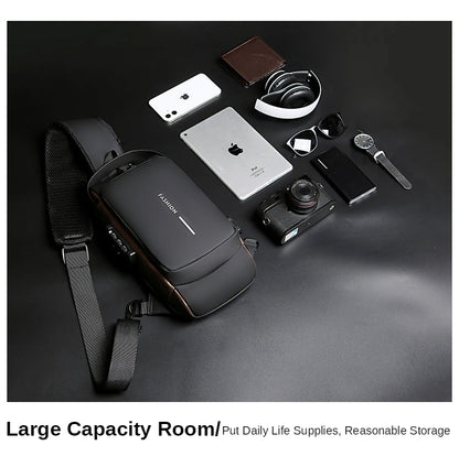 Men's Anti Theft Crossbody Bag