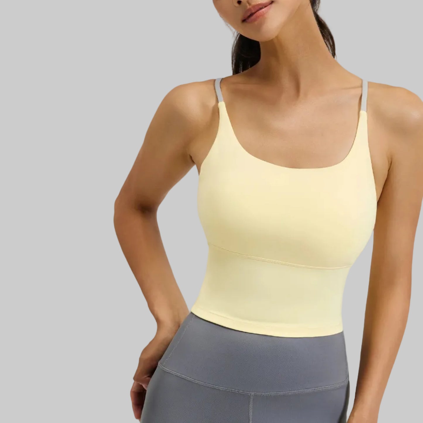 The Sculpt & Flow Longline Sports Bra