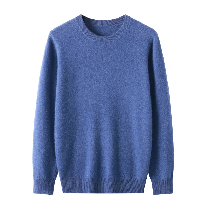 Men's 100% Merino Wool Crew Neck Sweater