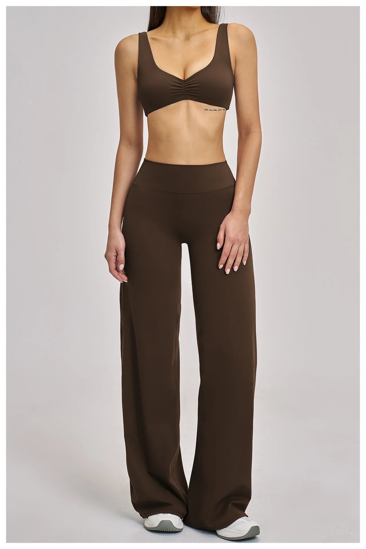 The Aura Ribbed Seamless Sports Yoga Set