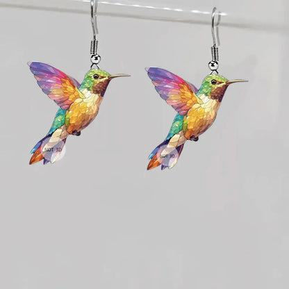 Hummingbird Tassel Earring