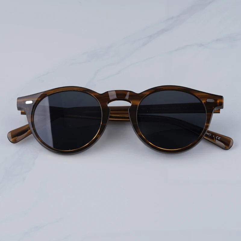 Originals OVAL Handmade Polarized Sunglasses | Man Women Time-less Classic