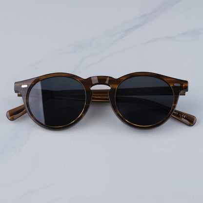 Originals OVAL Handmade Polarized Sunglasses | Man Women Time-less Classic