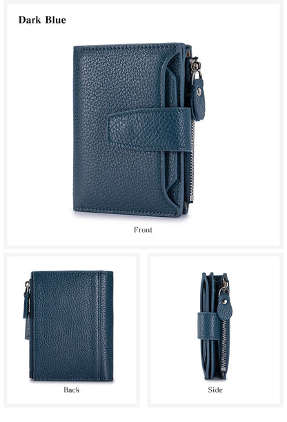 Women's Existentialist Compact RFID Wallet  | Top Grain Leather