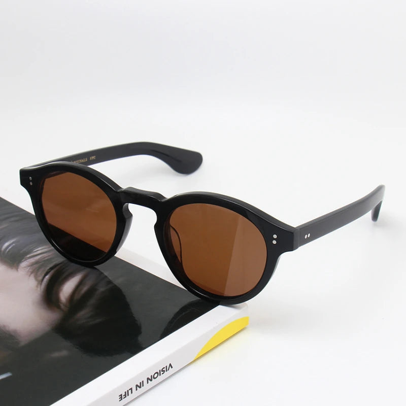 The Archive Circle: Sculpted Acetate Polarised Sunglasses