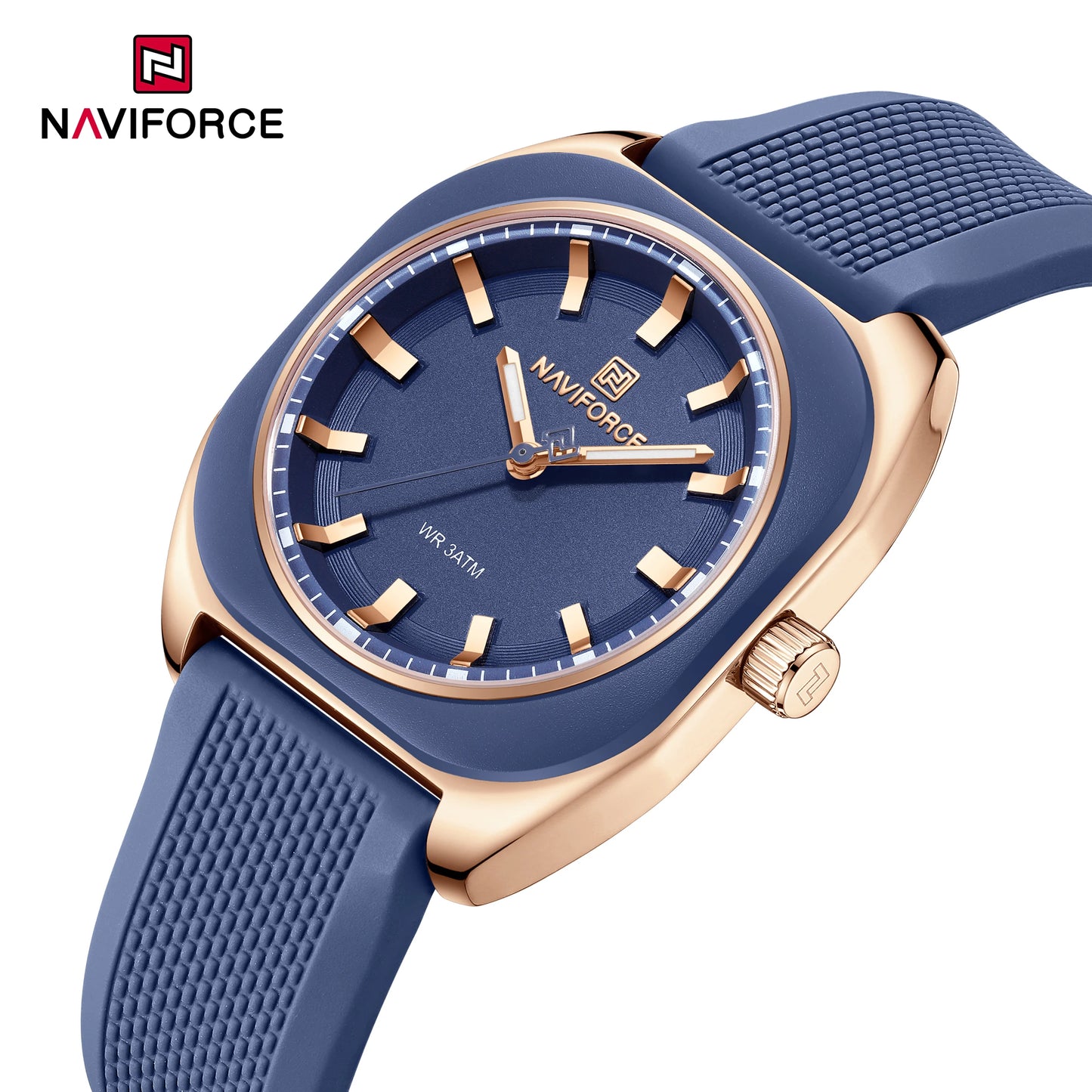 The Naviforce Polygon Women's Watch: Sculpted Simplicity for the Modern Wardrobe