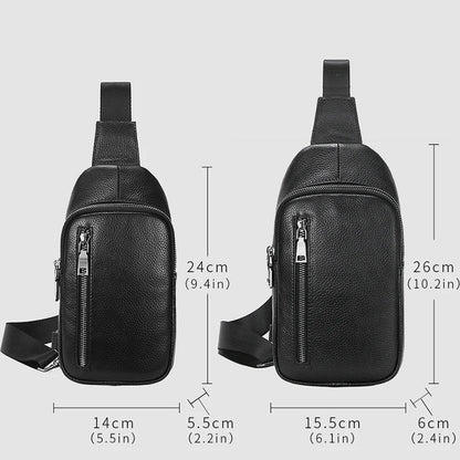 Men's Urban Cross Body Sling Bag in Genuine Leather