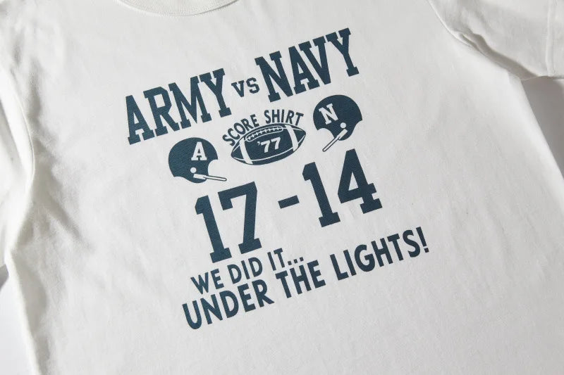 OKONKWO "Army vs Navy 1977" Heavyweight 210gsm Vintage Graphic Tee | ATELIER 77