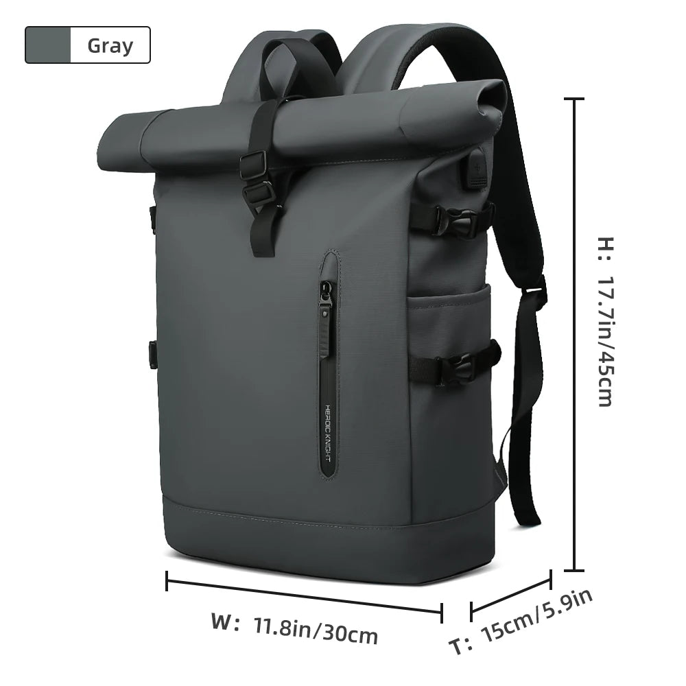 The Vanguard Rolltop Backpack: Where Urban Utility Meets Sculpted Minimalism