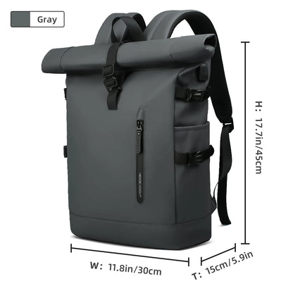 The Vanguard Rolltop Backpack: Where Urban Utility Meets Sculpted Minimalism