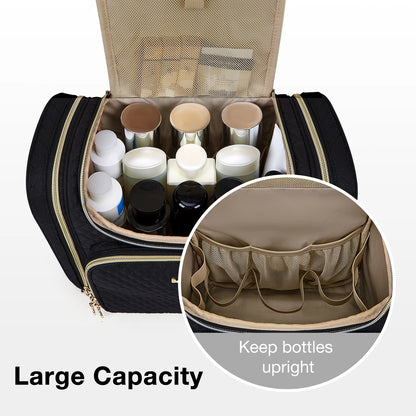 The 'Jetsetter' Quilted Beauty Organizer by BAGSMART
