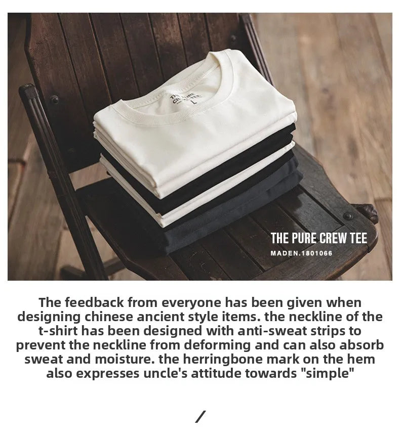 The Pure Crew Tee: Foundation of the Modern Men's Wardrobe