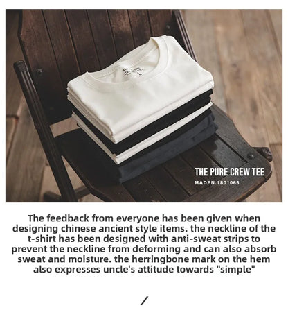 The Pure Crew Tee: Foundation of the Modern Men's Wardrobe