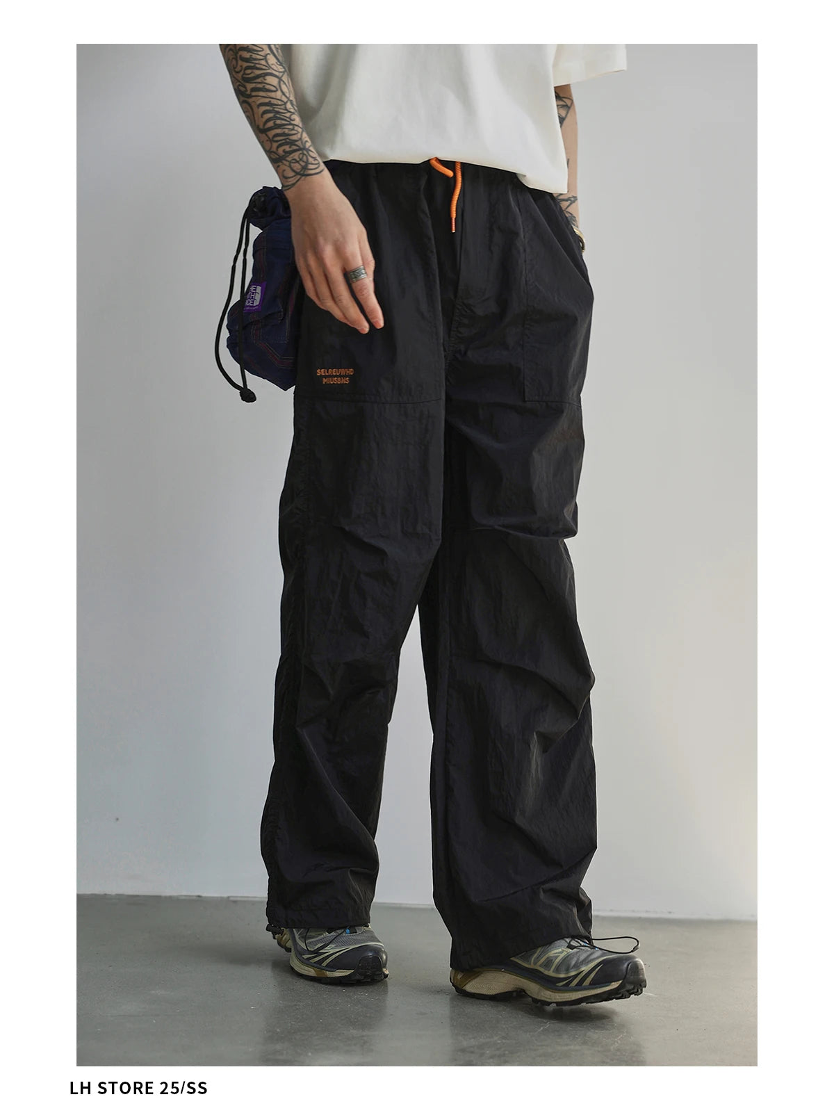 Men's The Summit Outdoor Trouser: Nylon Wide-Leg Utility Pants