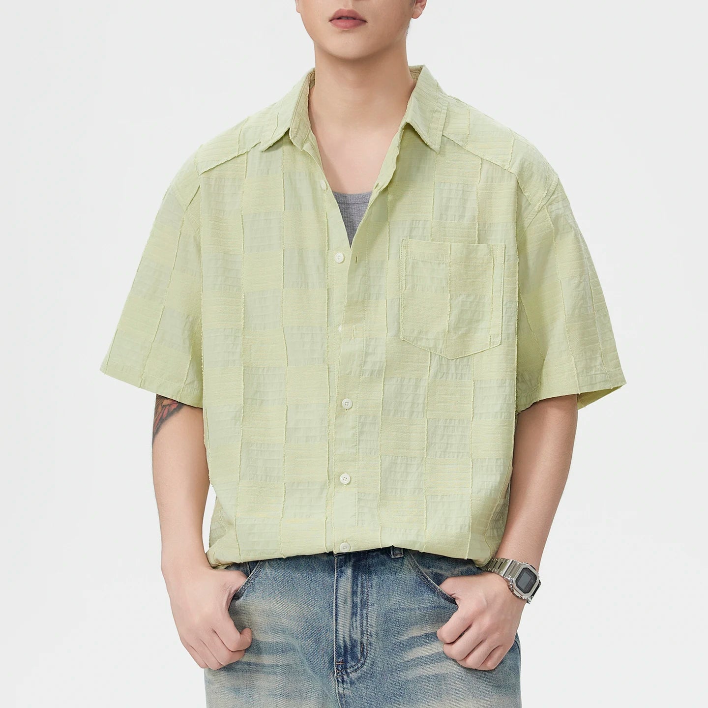 The Breezeway Plaid Men's Short Sleeve Short