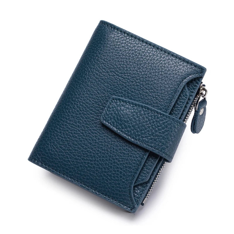Women's Existentialist Compact RFID Wallet  | Top Grain Leather