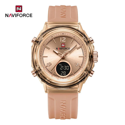 The Navigator: Women's Multifunctional Dual-Time Sport-Chic Quartz Movement Wristwatch