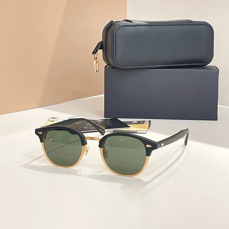 The Iconoclast | Timeless Luxury Oval Acetate Sunglasses