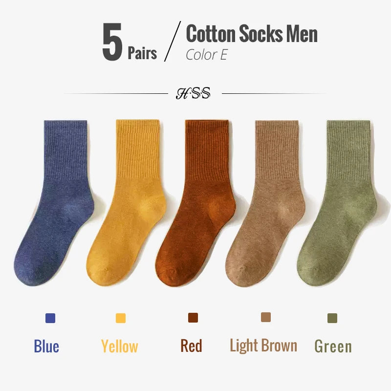 Originals 5/10 Pairs 95% Combed Cotton Socks