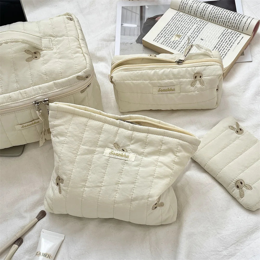 Quilted Cosmetic Bag