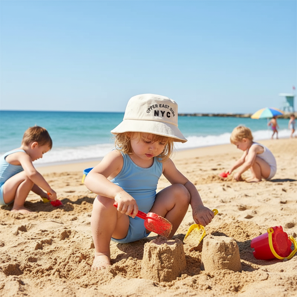 Upper East Side NYC Bucket Hat for Kids (2–4 Years)
